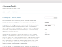 Tablet Screenshot of columbusfoodie.com